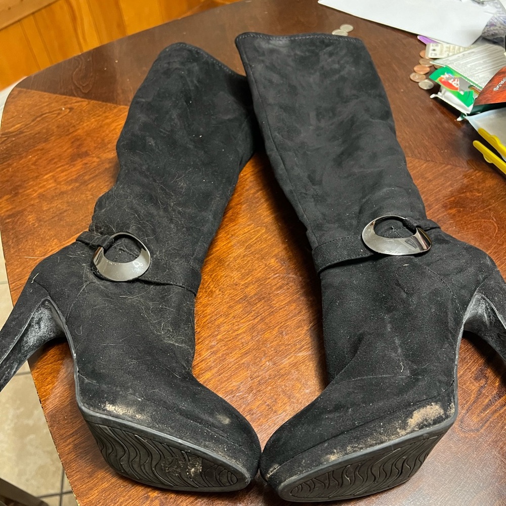 Suede tall boots women’s